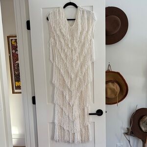 Elegant Cream Midi Dress